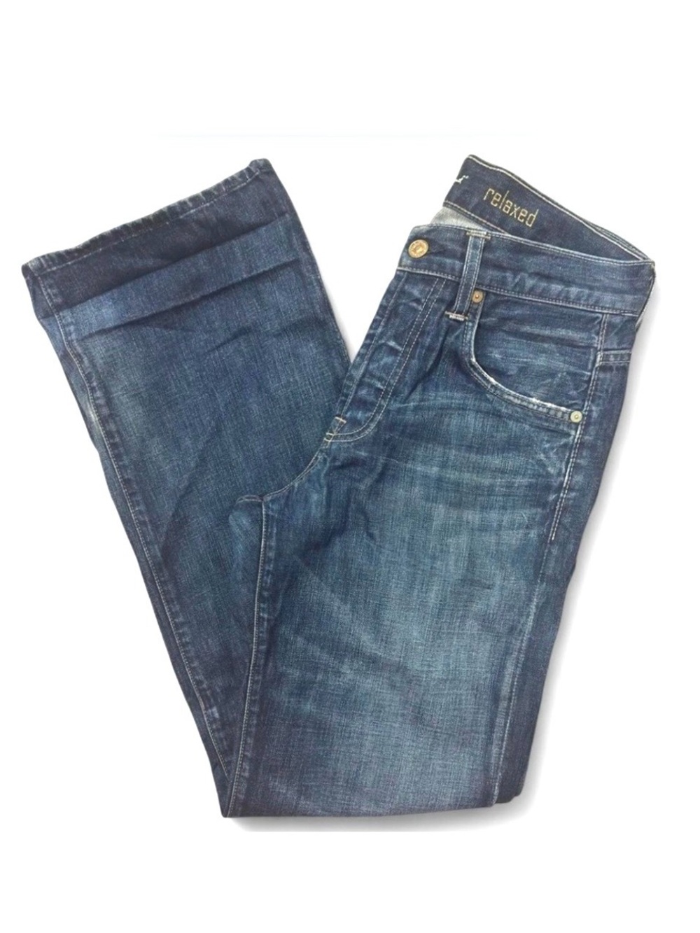 VTG Y2K 7 For All Mankind Relaxed Fit Men’s Denim Jeans Size W30 x L32